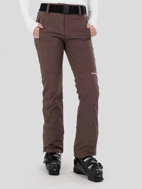 Fundango Galena Pants női sínadrág barna színben 3