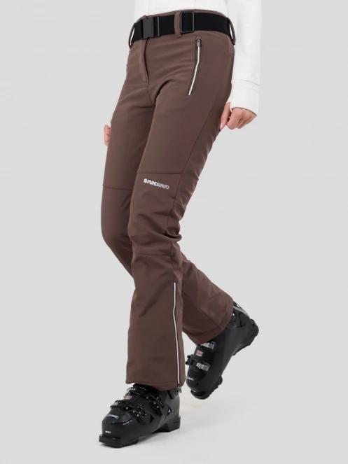 Fundango Galena Pants női sínadrág barna színben 6