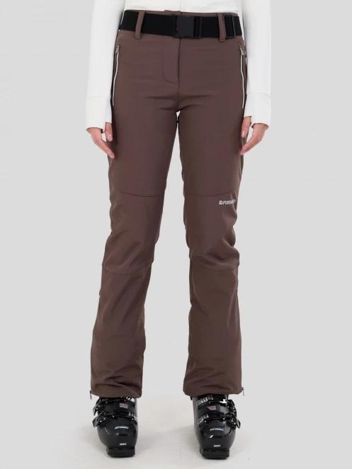Fundango Galena Pants női sínadrág barna színben 2