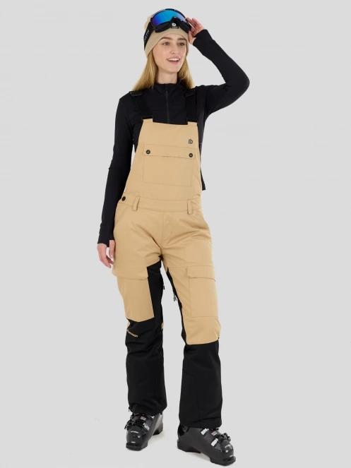 Fundango Sakura ECO Bib Pants női sínadrág homok színben 5