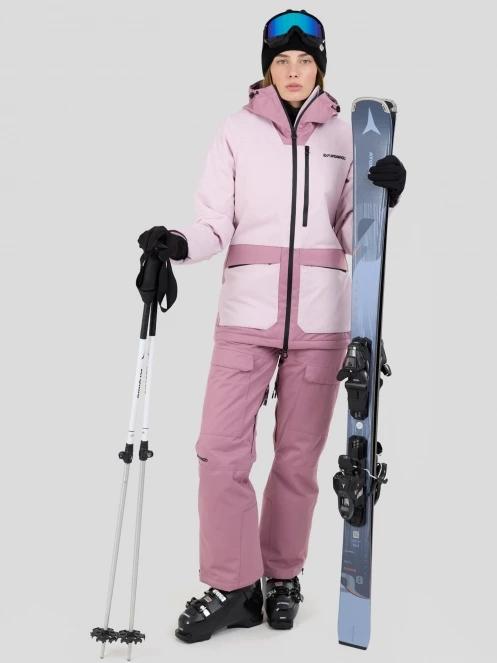 Fundango Sakura ECO Bib Pants női sínadrág rózsaszín színben 9