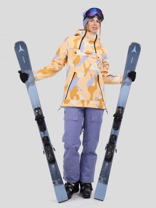 Fundango Sakura ECO Bib Pants női sínadrág lila színben 4