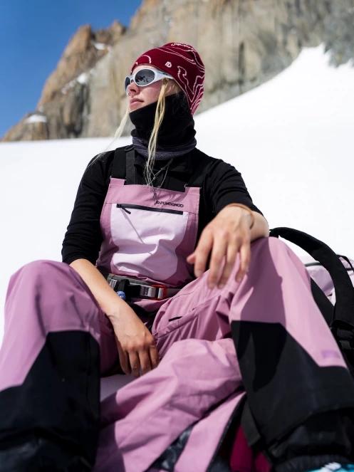 Fundango Shelby ECO 3L Bib Pants női sínadrág rózsaszín színben 12