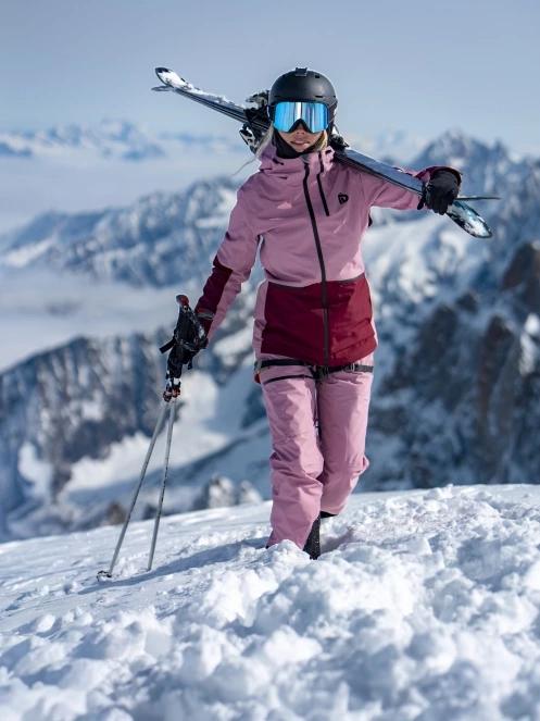 Fundango Shelby ECO 3L Bib Pants női sínadrág rózsaszín színben 13