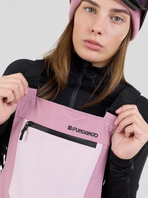 Fundango Shelby ECO 3L Bib Pants női sínadrág rózsaszín színben 8