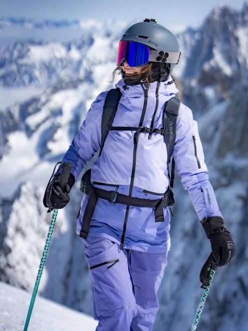 Fundango Shelby ECO 3L Bib Pants női sínadrág lila színben 12