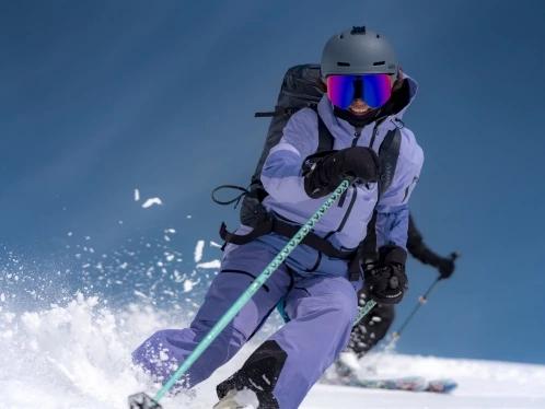 Fundango Shelby ECO 3L Bib Pants női sínadrág lila színben 14