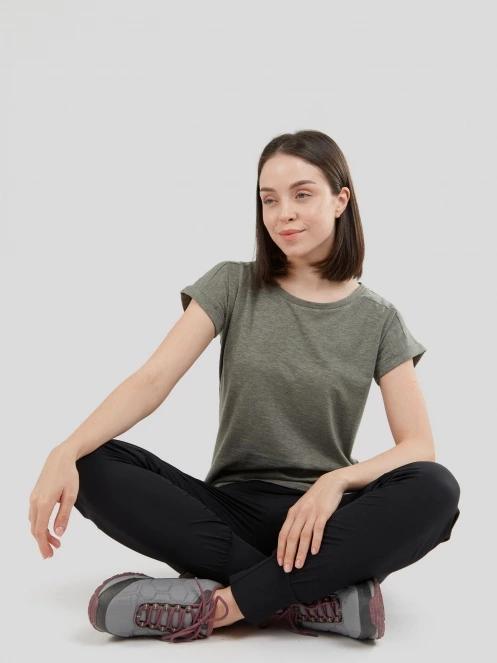 Fundango Amira T-shirt női rövid ujjú póló oliva színben 5