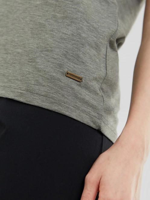 Fundango Amira T-shirt női rövid ujjú póló oliva színben 6