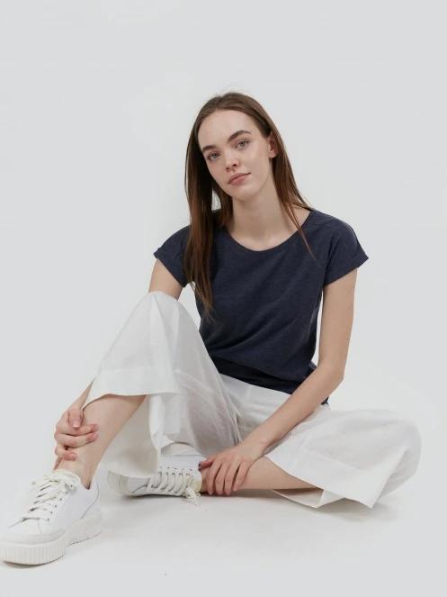 Fundango Amira T-shirt női rövid ujjú póló sötétkék színben 5