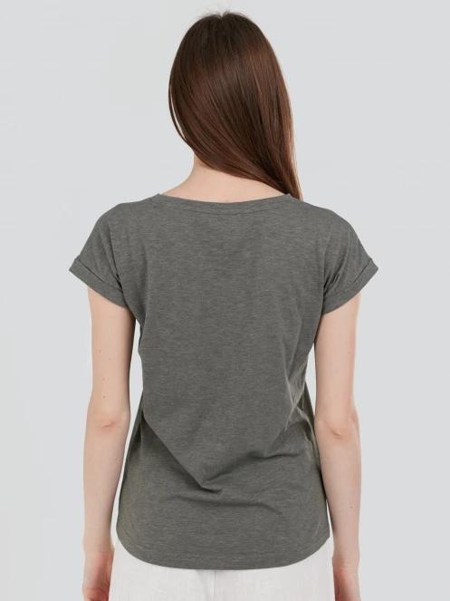 Fundango Amira T-shirt női rövid ujjú póló oliva színben 3