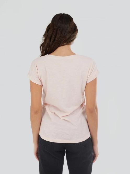 Fundango Amira T-shirt női rövid ujjú póló rózsaszín színben 3