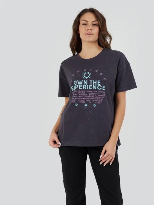 Fundango Sunshine Surf-T női rövid ujjú póló fekete színben 5