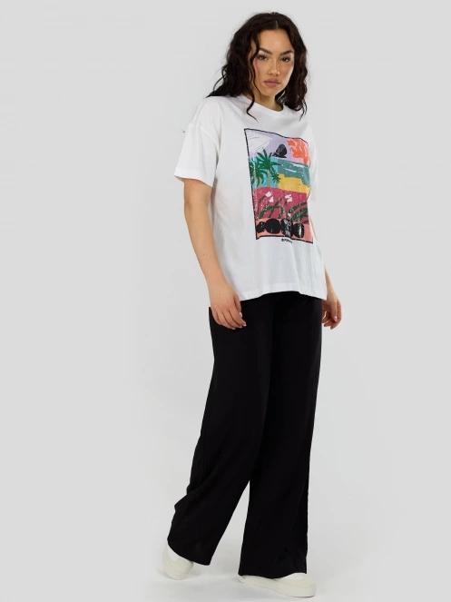 Fundango Sunshine II Surf-T női rövid ujjú póló fehér színben 4