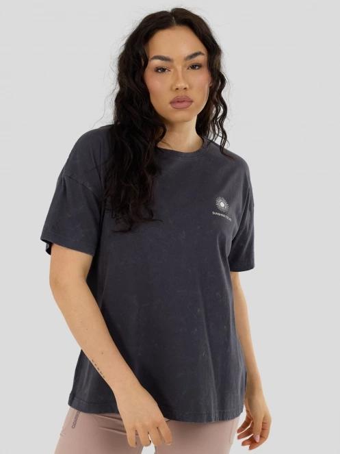 Fundango Sunshine II Surf-T női rövid ujjú póló fekete színben 2