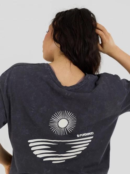 Fundango Sunshine II Surf-T női rövid ujjú póló fekete színben 6