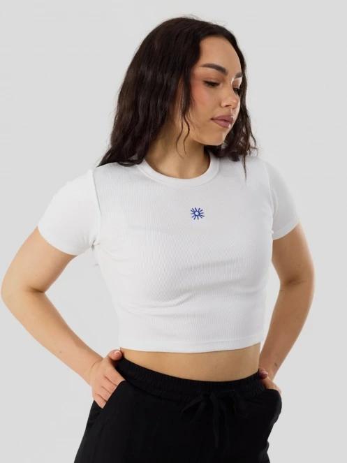 Fundango Sora Cropped T-shirt női crop top fehér színben 2