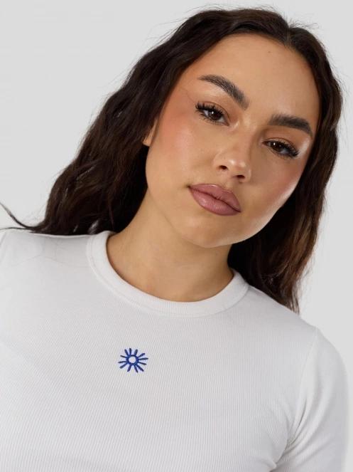 Fundango Sora Cropped T-shirt női crop top fehér színben 6