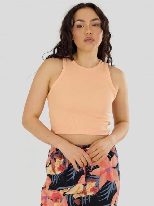 Fundango Naya Cropped Tank-T női tank top narancssárga színben 2