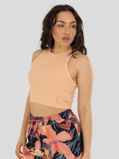 Fundango Naya Cropped Tank-T női tank top narancssárga színben 6