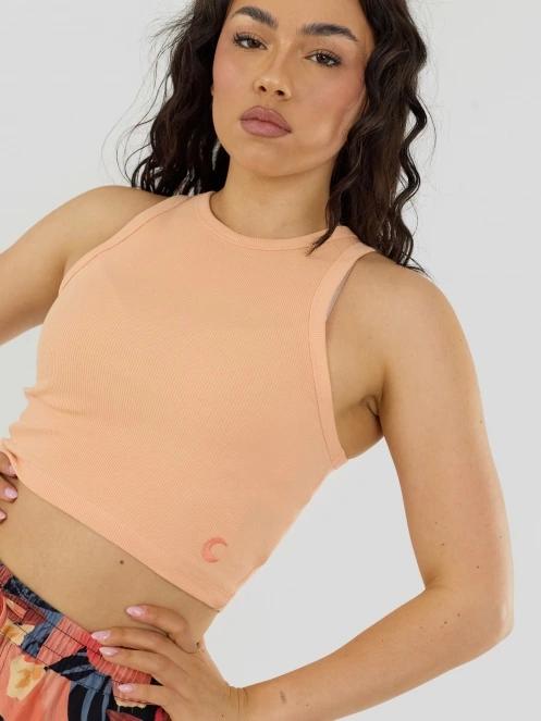 Fundango Naya Cropped Tank-T női tank top narancssárga színben 7