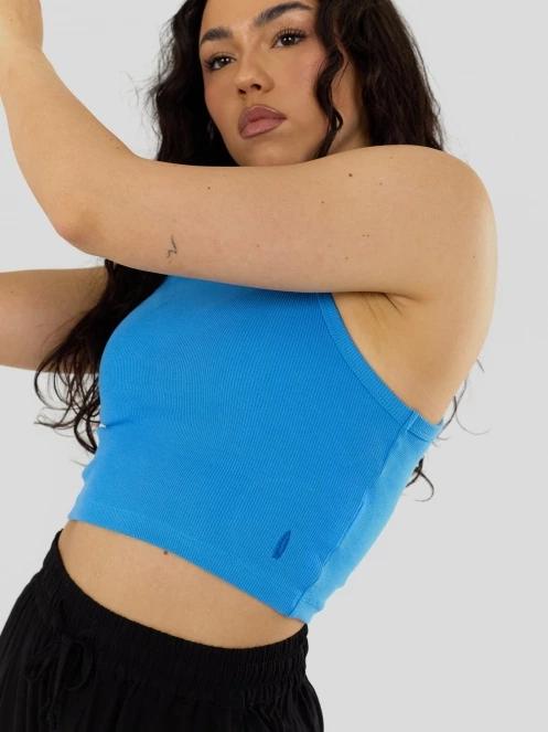 Fundango Naya Cropped Tank-T női tank top kék színben 6