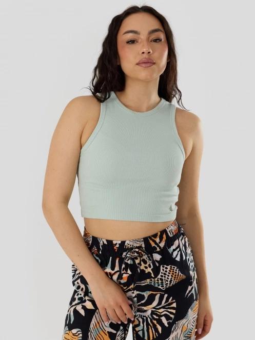 Fundango Naya Cropped Tank-T női tank top zöld színben 2