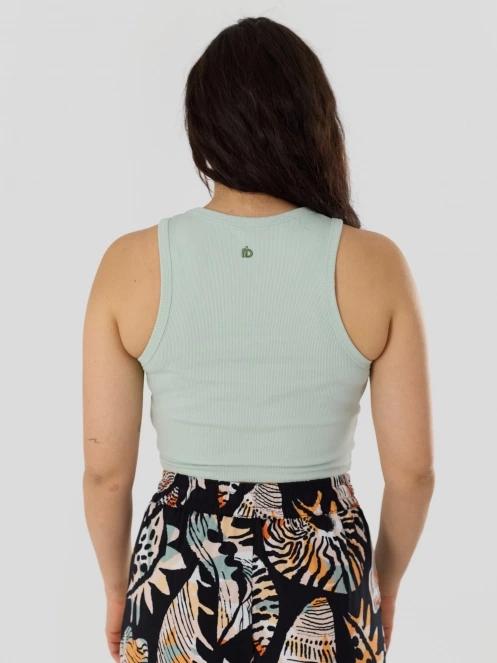 Fundango Naya Cropped Tank-T női tank top zöld színben 3
