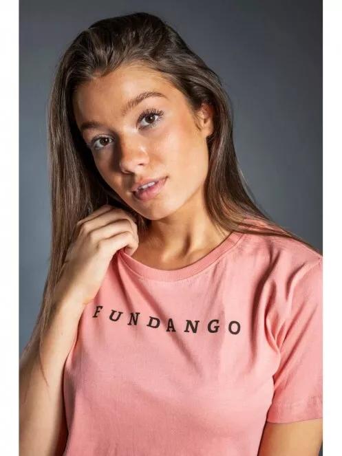 Fundango Womens Logo T női rövid ujjú póló rózsaszín színben 2