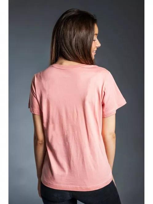Fundango Womens Logo T női rövid ujjú póló rózsaszín színben 4