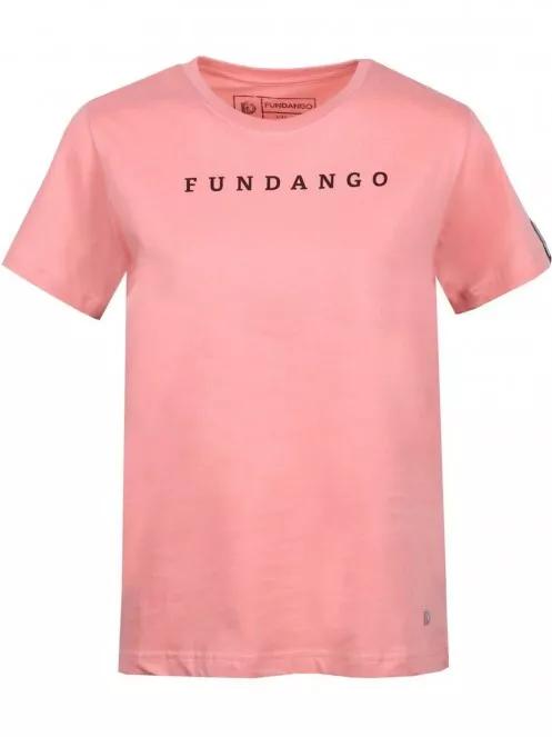 Fundango Womens Logo T női rövid ujjú póló rózsaszín színben 5