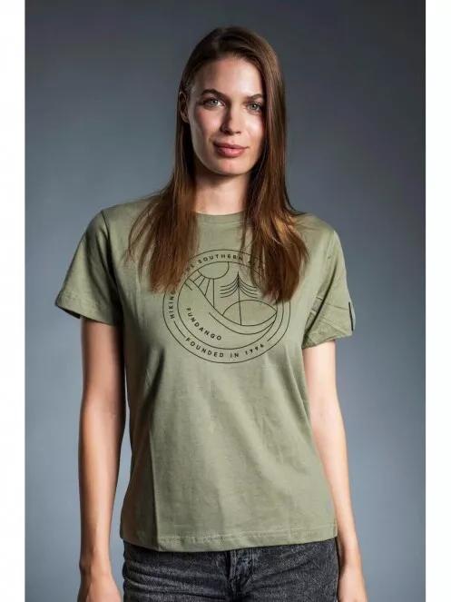 Fundango Womens Logo T női rövid ujjú póló oliva színben 2