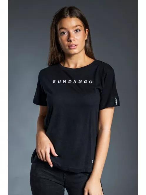 Fundango Womens Logo T női rövid ujjú póló fekete színben 2