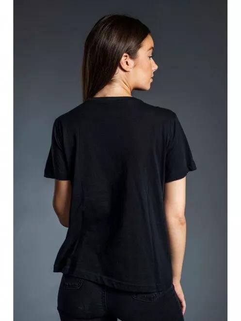 Fundango Womens Logo T női rövid ujjú póló fekete színben 4