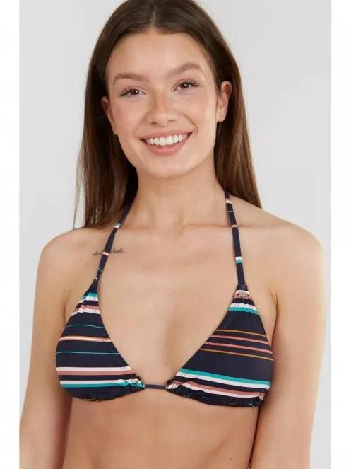 Fundango Innisfil Triangle Top női bikini felső sötétkék színben 2