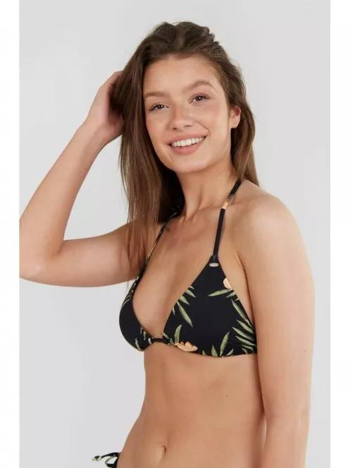 Fundango Innisfil Triangle Top női bikini felső fekete színben 2
