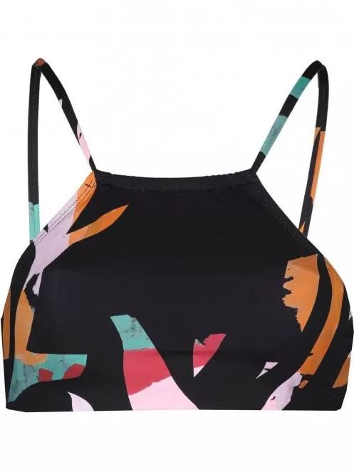 Fundango Hogg High Neck Top női bikini felső multikolor színben 6