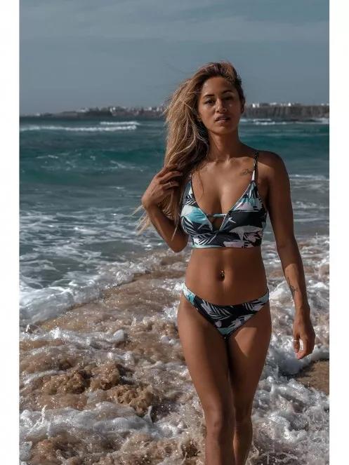 Fundango Moana Classic Top női bikini felső világoskék színben 7