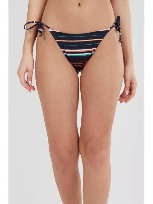 Fundango Innisfil Tie-side Bottoms női bikini alsó sötétkék színben 2