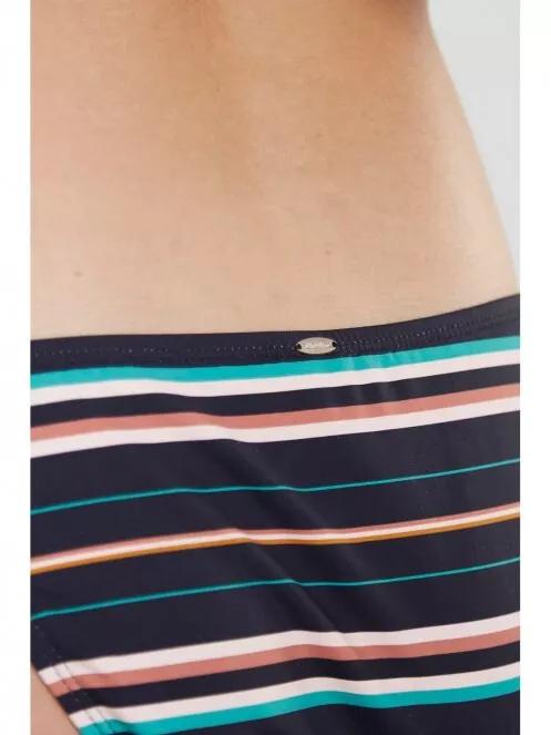 Fundango Innisfil Tie-side Bottoms női bikini alsó sötétkék színben 4