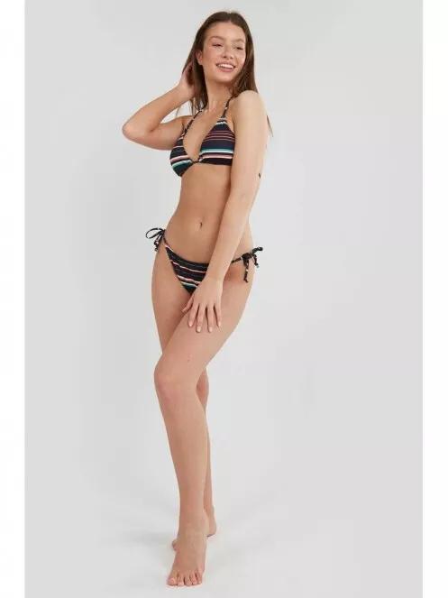 Fundango Innisfil Tie-side Bottoms női bikini alsó sötétkék színben 5