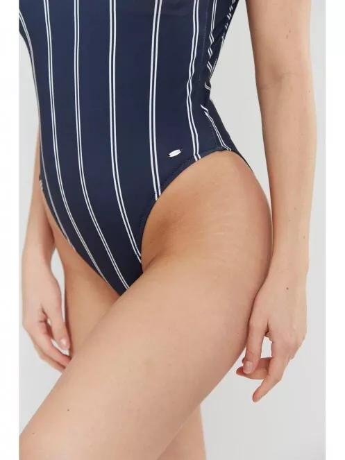 Fundango Palmona Swimsuit női fürdőruha sötétkék színben 4