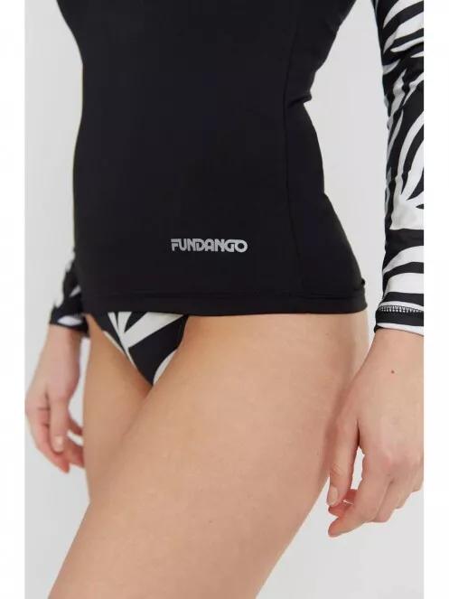 Fundango Joyce Long Sleeve Rashguard női hosszú ujjú lycra fekete színben 4