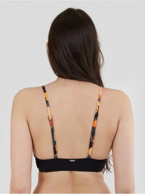 Fundango Sahara V-neck Cami Top női bikini felső multikolor színben 3