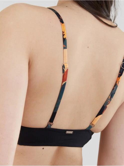 Fundango Sahara V-neck Cami Top női bikini felső multikolor színben 6