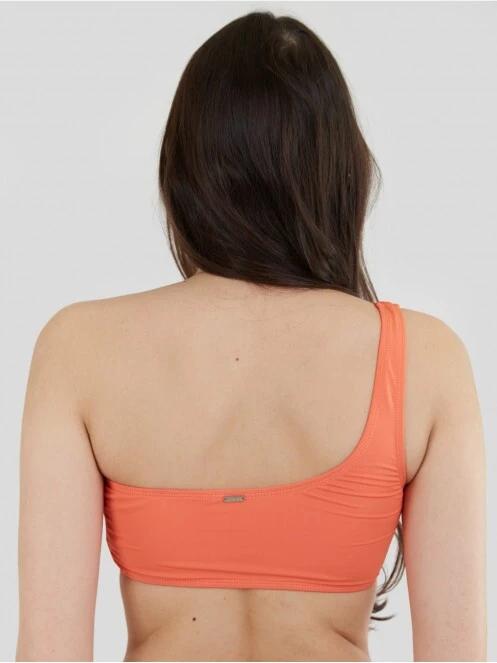 Fundango Madison One Shoulder Top női bikini felső narancssárga színben 3