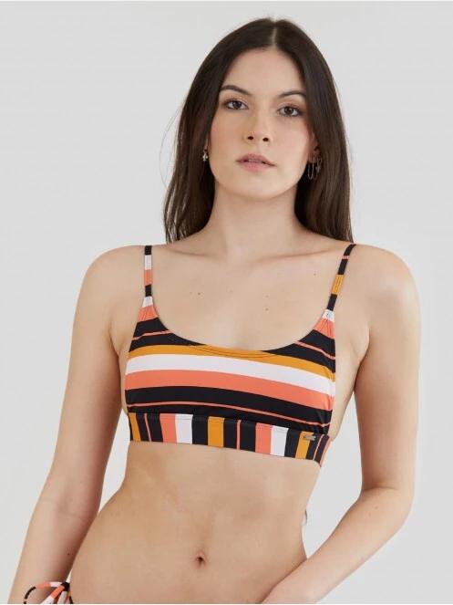 Fundango Moana Bralette Top női bikini felső fekete színben 2