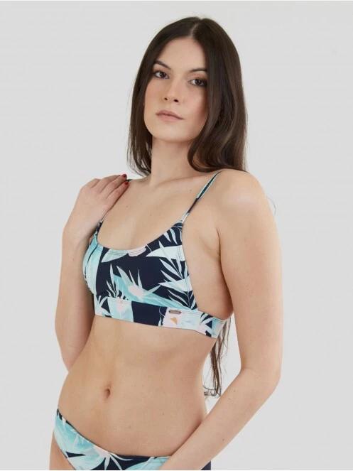 Fundango Moana Bralette Top női bikini felső sötétkék színben 2