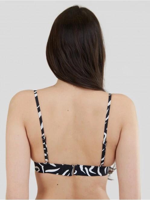 Fundango Moana Bralette Top női bikini felső fekete színben 3