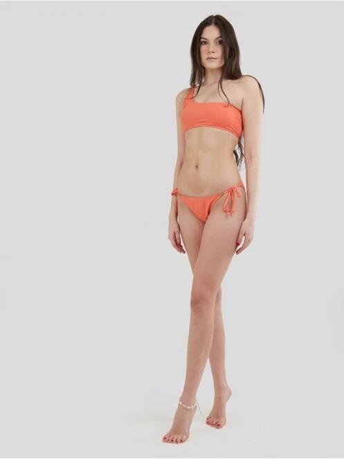 Fundango Innisfil Tie-side Bottoms női bikini alsó narancssárga színben 4